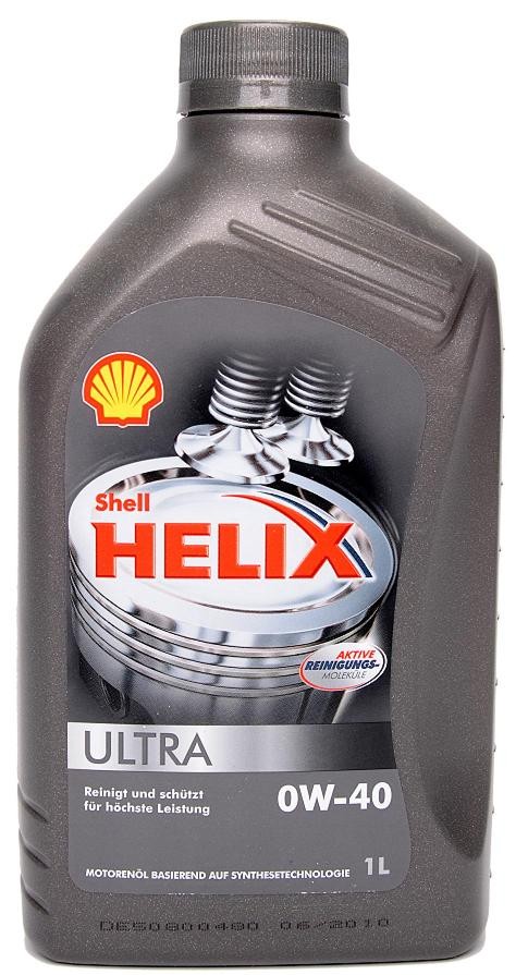 Масло моторное SHELL Helix Ultra 0W-40 1л